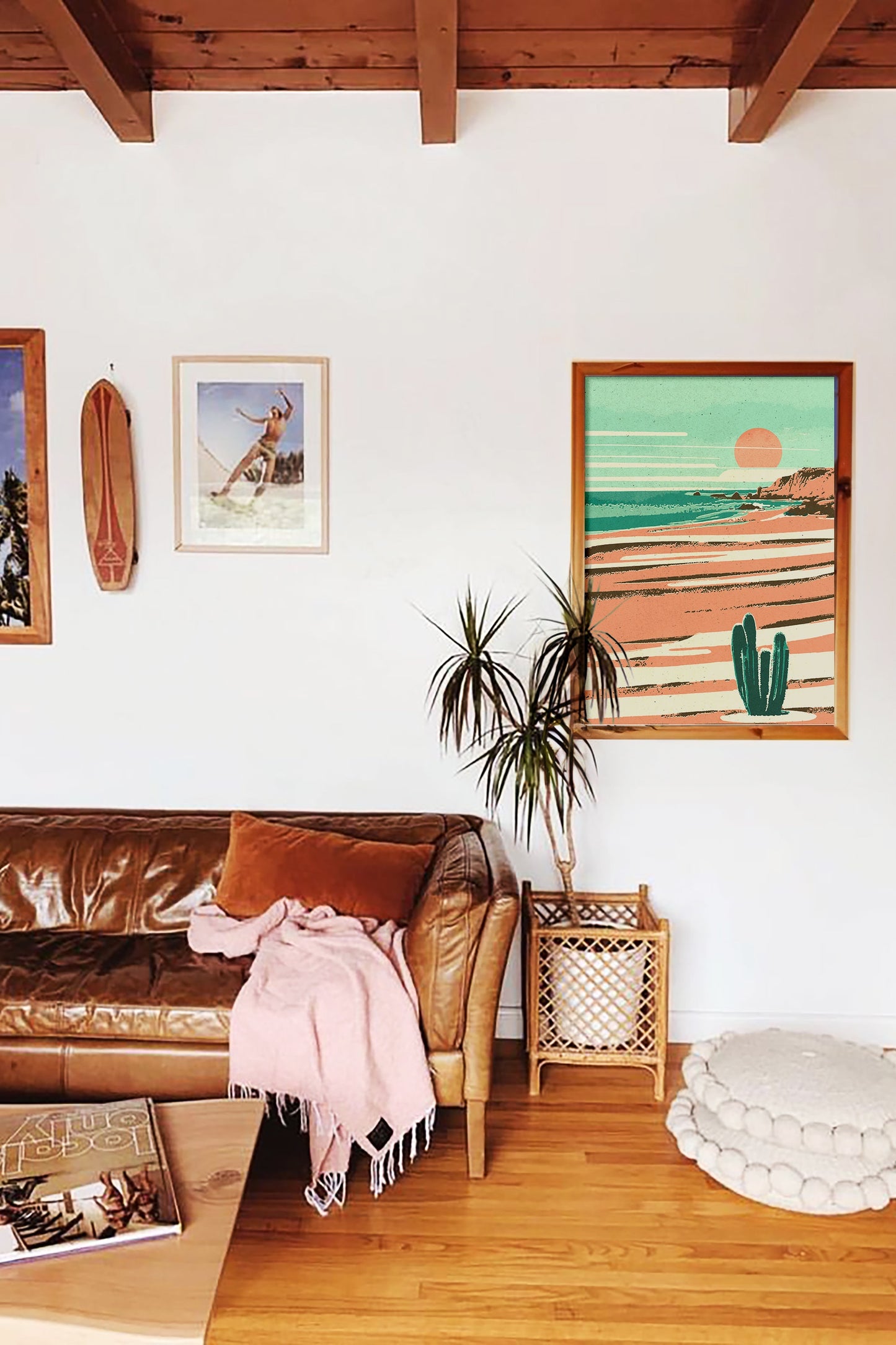 Baja Desert Beach Art Print