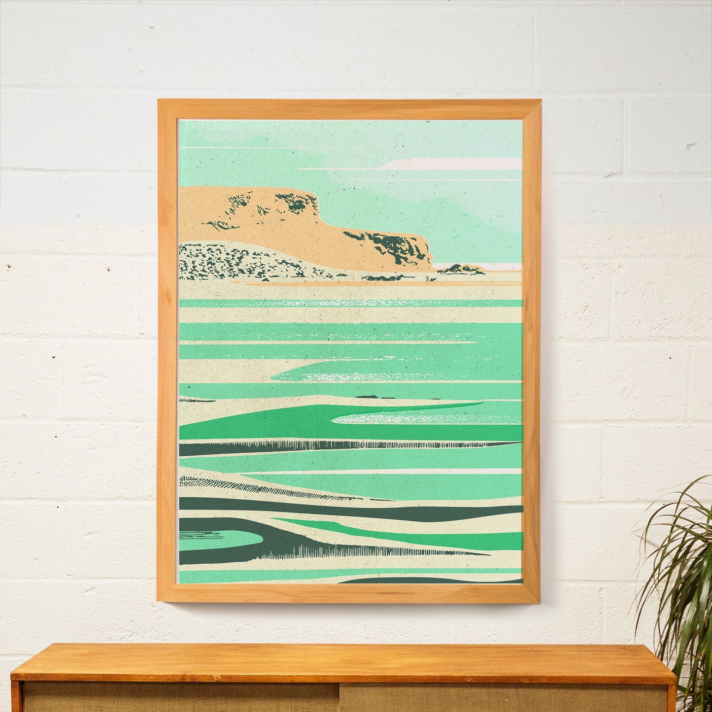 Baja Coastal Lagoon Art Print